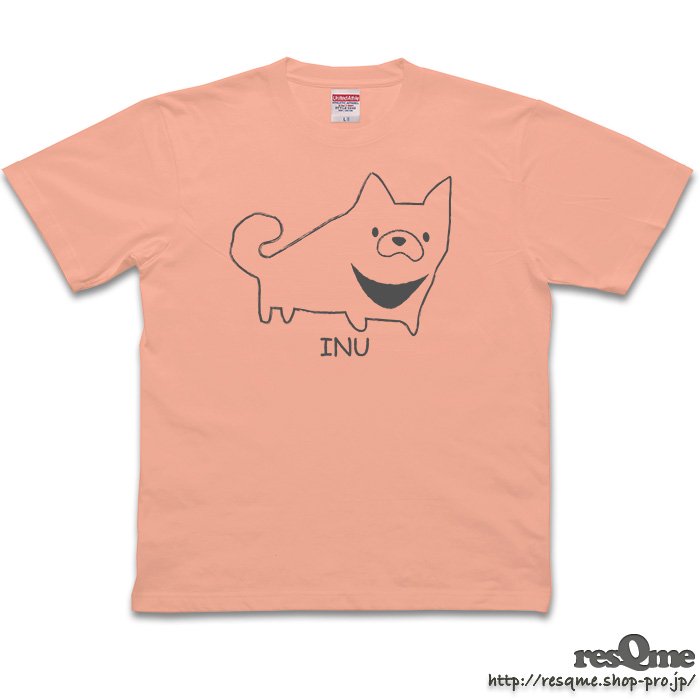 INU TEE (Apricot) 柴犬 Tシャツ