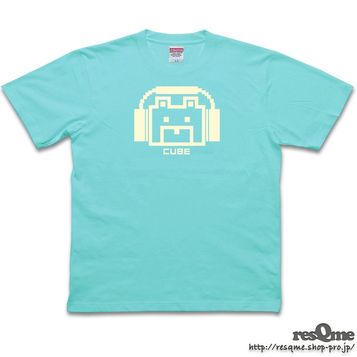 <img class='new_mark_img1' src='https://img.shop-pro.jp/img/new/icons1.gif' style='border:none;display:inline;margin:0px;padding:0px;width:auto;' />MUSIC CUBE BEAR TEE (Mint) 熊 BEAR Tシャツ