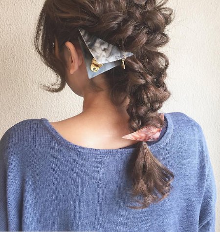 sAn サン サンカクヘアクリップヘアクリップ - 子供服キイロイキ輸入服