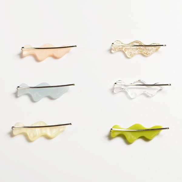 sAn サン アクリル ヘアアクセサリー　ヘアピン sAn (サン) sAn Pin Small Small ヘアピン ブルー/クリア