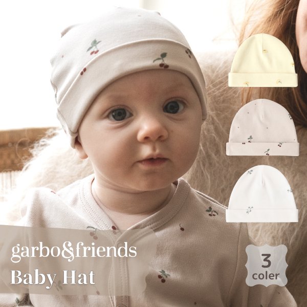 <img class='new_mark_img1' src='https://img.shop-pro.jp/img/new/icons8.gif' style='border:none;display:inline;margin:0px;padding:0px;width:auto;' />garbo&friends　ガルボアンドフレンズ　Baby Hat　ベビーハット
