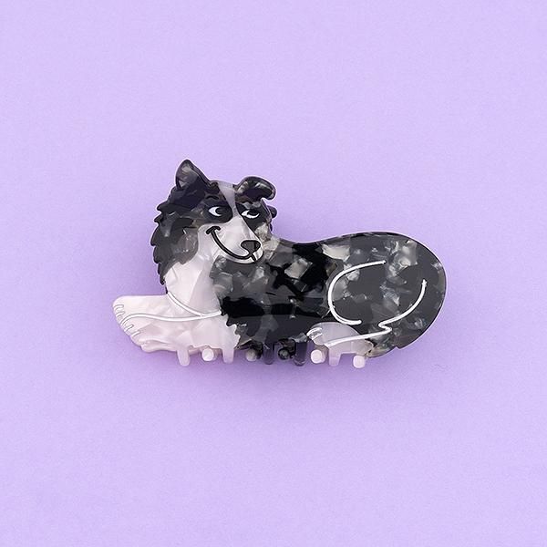 coucousuzette ククシュゼット Border Collie Hair Claw ヘア