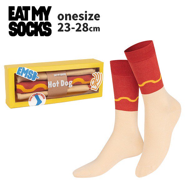 <img class='new_mark_img1' src='https://img.shop-pro.jp/img/new/icons8.gif' style='border:none;display:inline;margin:0px;padding:0px;width:auto;' />eatmysocksȥޥåHot Dog˥å