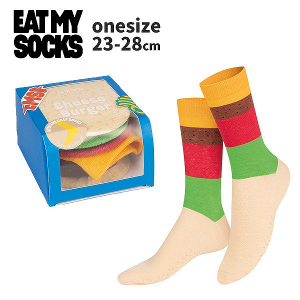 <img class='new_mark_img1' src='https://img.shop-pro.jp/img/new/icons8.gif' style='border:none;display:inline;margin:0px;padding:0px;width:auto;' />eatmysocksȥޥåCheeseburger˥å