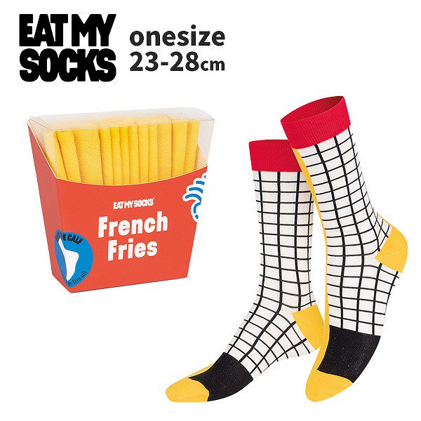 <img class='new_mark_img1' src='https://img.shop-pro.jp/img/new/icons8.gif' style='border:none;display:inline;margin:0px;padding:0px;width:auto;' />eatmysocksȥޥåFrench Fries˥å