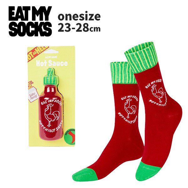 <img class='new_mark_img1' src='https://img.shop-pro.jp/img/new/icons8.gif' style='border:none;display:inline;margin:0px;padding:0px;width:auto;' />eatmysocksȥޥåHot Sauce˥å