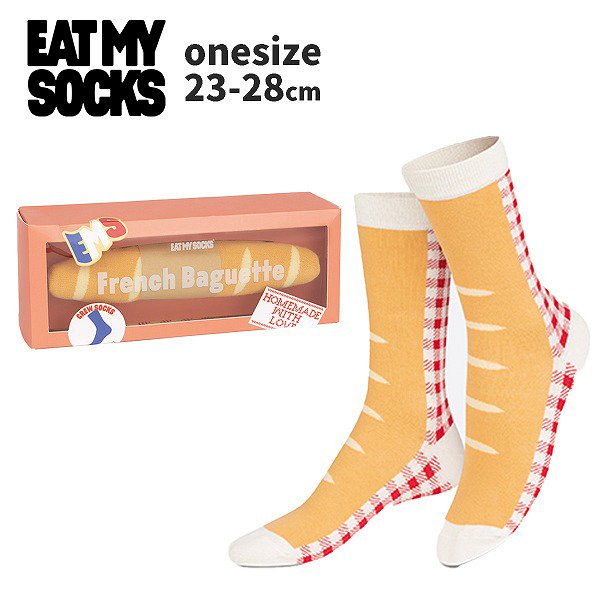 <img class='new_mark_img1' src='https://img.shop-pro.jp/img/new/icons8.gif' style='border:none;display:inline;margin:0px;padding:0px;width:auto;' />eatmysocksȥޥåFrench Baguette  ˥å