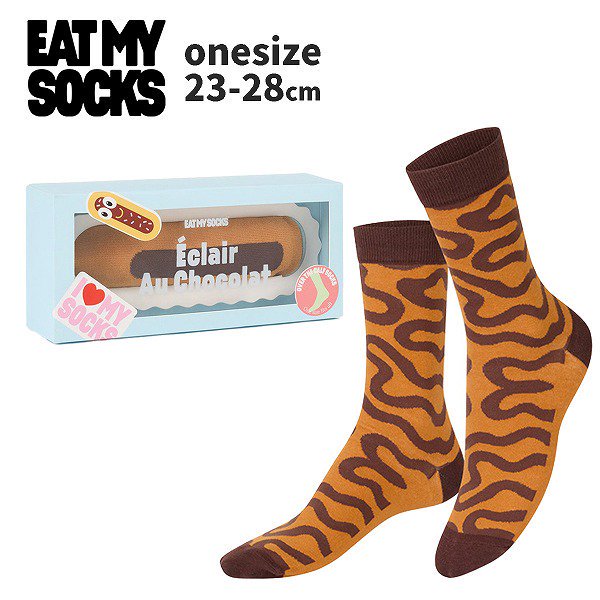 <img class='new_mark_img1' src='https://img.shop-pro.jp/img/new/icons8.gif' style='border:none;display:inline;margin:0px;padding:0px;width:auto;' />eatmysocksȥޥåEclair au chocolat˥å