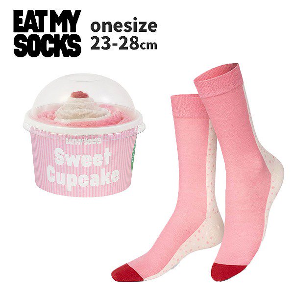 <img class='new_mark_img1' src='https://img.shop-pro.jp/img/new/icons8.gif' style='border:none;display:inline;margin:0px;padding:0px;width:auto;' />eatmysocksȥޥåStrawberry Cupcake˥å