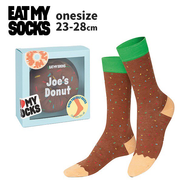 <img class='new_mark_img1' src='https://img.shop-pro.jp/img/new/icons8.gif' style='border:none;display:inline;margin:0px;padding:0px;width:auto;' />eatmysocksȥޥåJoe's Donuts, Chocolate˥å