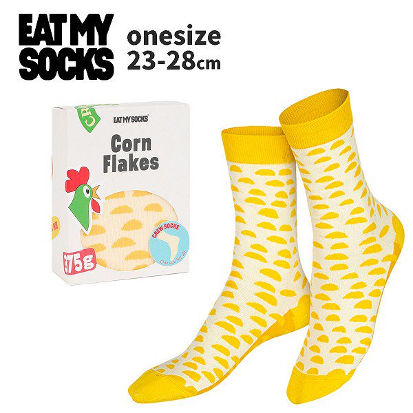 <img class='new_mark_img1' src='https://img.shop-pro.jp/img/new/icons8.gif' style='border:none;display:inline;margin:0px;padding:0px;width:auto;' />eatmysocksȥޥåCereals, Corn Flakes˥å