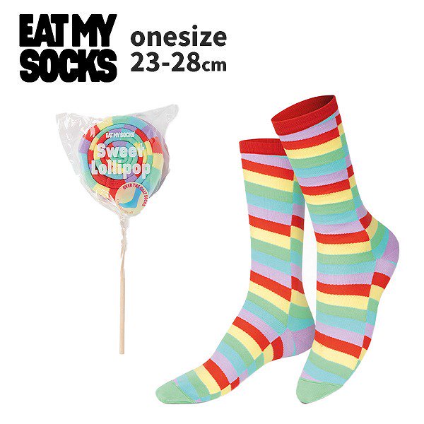 <img class='new_mark_img1' src='https://img.shop-pro.jp/img/new/icons8.gif' style='border:none;display:inline;margin:0px;padding:0px;width:auto;' />eatmysocksȥޥåSweet Lollipop˥å