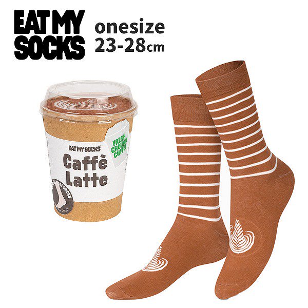 <img class='new_mark_img1' src='https://img.shop-pro.jp/img/new/icons8.gif' style='border:none;display:inline;margin:0px;padding:0px;width:auto;' />eatmysocksȥޥåCaffe Latte˥å