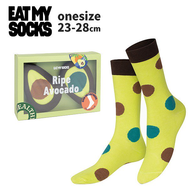 <img class='new_mark_img1' src='https://img.shop-pro.jp/img/new/icons8.gif' style='border:none;display:inline;margin:0px;padding:0px;width:auto;' />eatmysocksȥޥåRipe Avocado˥å