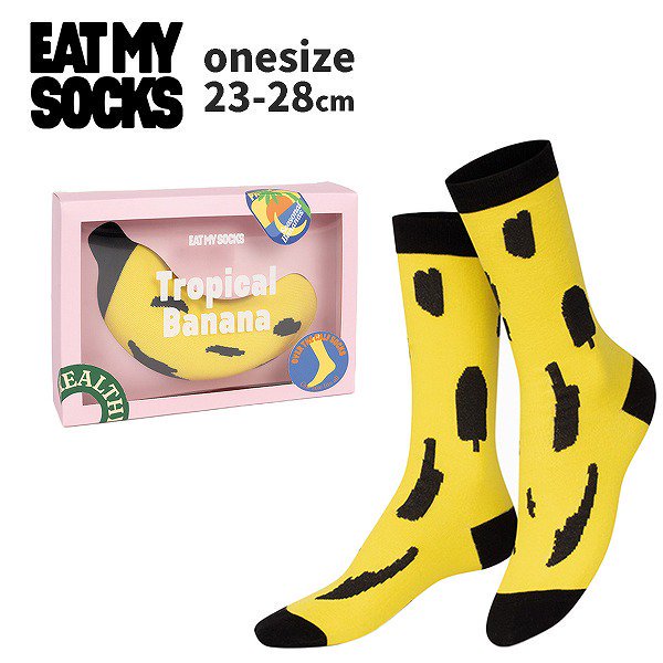 <img class='new_mark_img1' src='https://img.shop-pro.jp/img/new/icons8.gif' style='border:none;display:inline;margin:0px;padding:0px;width:auto;' />eatmysocksȥޥåTropical Banana˥å