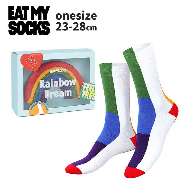 <img class='new_mark_img1' src='https://img.shop-pro.jp/img/new/icons8.gif' style='border:none;display:inline;margin:0px;padding:0px;width:auto;' />eatmysocksȥޥåRainbow Dream, Classic˥å