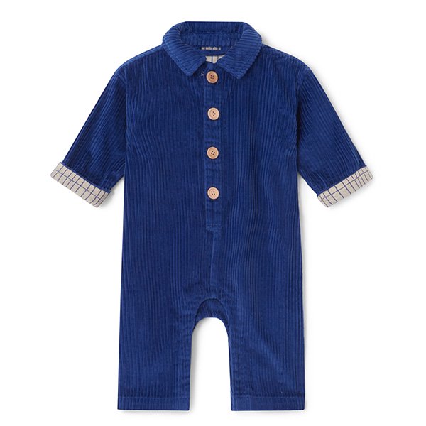 garbo&friends ガルボアンドフレンズ Cobalt Corduroy Onesie 長袖