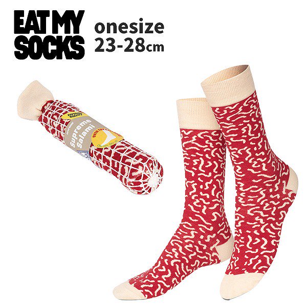 <img class='new_mark_img1' src='https://img.shop-pro.jp/img/new/icons8.gif' style='border:none;display:inline;margin:0px;padding:0px;width:auto;' />eatmysocksȥޥåSupreme Salami˥å