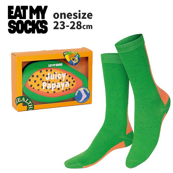 <img class='new_mark_img1' src='https://img.shop-pro.jp/img/new/icons8.gif' style='border:none;display:inline;margin:0px;padding:0px;width:auto;' />eatmysocksȥޥåJuicy Papaya˥å