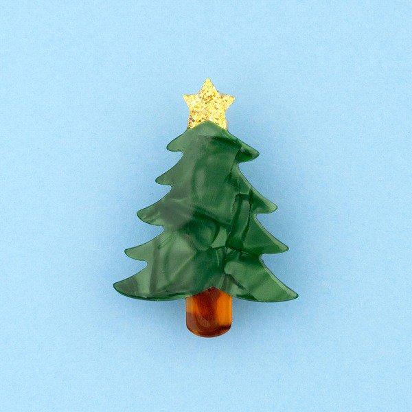 coucousuzette ククシュゼット Christmas Tree Hair Clip ヘアクリップ