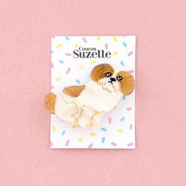 coucousuzette ククシュゼット Shih Tzu Hair Clip ヘアクリップ