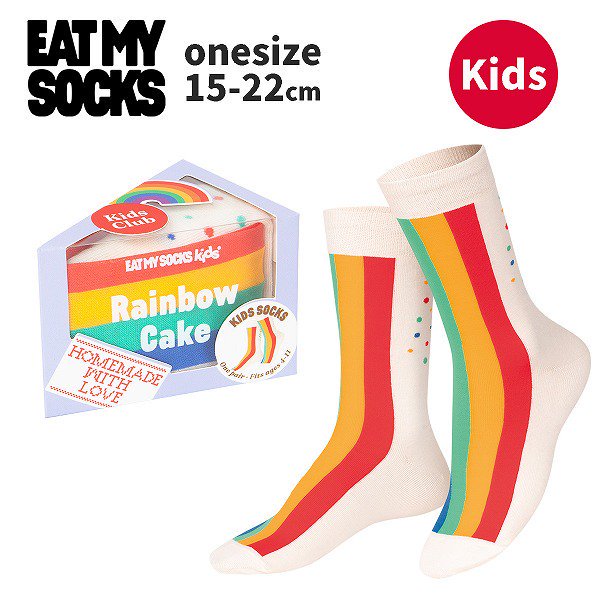 <img class='new_mark_img1' src='https://img.shop-pro.jp/img/new/icons8.gif' style='border:none;display:inline;margin:0px;padding:0px;width:auto;' />eatmysocksȥޥåRainbow Cake kids