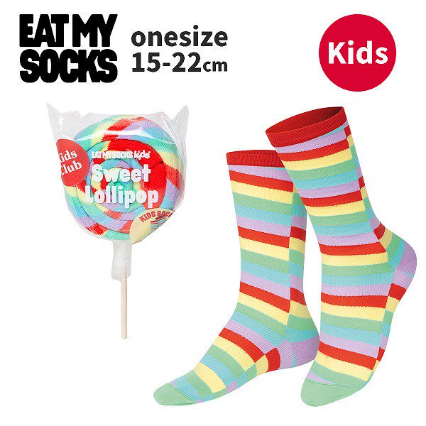 <img class='new_mark_img1' src='https://img.shop-pro.jp/img/new/icons8.gif' style='border:none;display:inline;margin:0px;padding:0px;width:auto;' />eatmysocksȥޥåSweet Lollipop kids