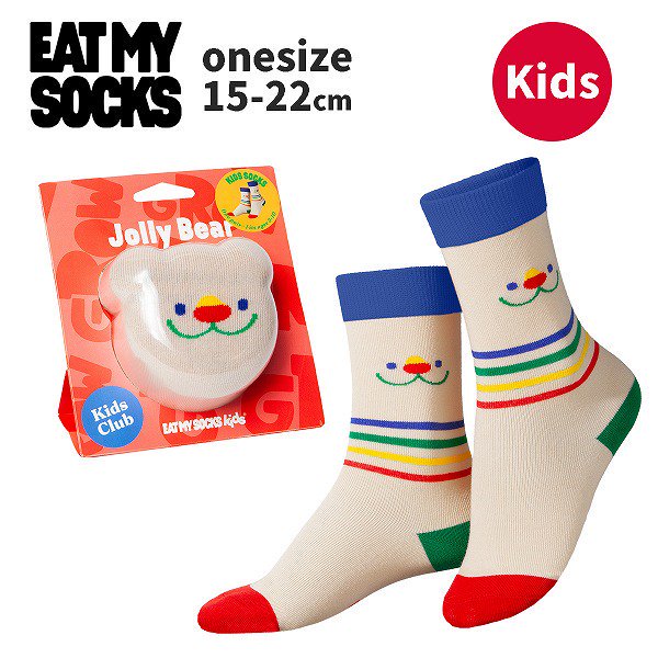 <img class='new_mark_img1' src='https://img.shop-pro.jp/img/new/icons8.gif' style='border:none;display:inline;margin:0px;padding:0px;width:auto;' />eatmysocksȥޥåJolly Bear kids