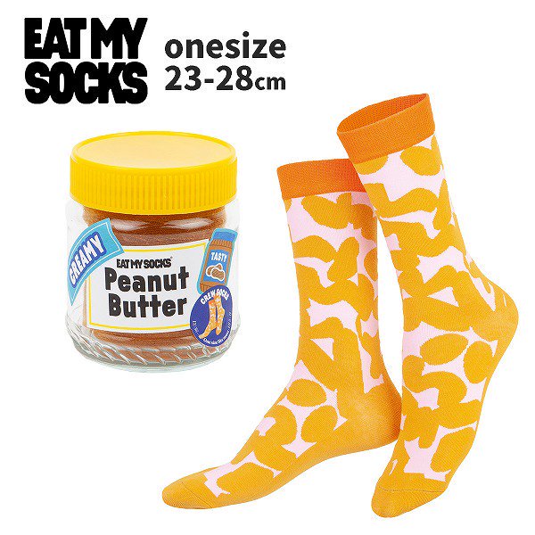 <img class='new_mark_img1' src='https://img.shop-pro.jp/img/new/icons8.gif' style='border:none;display:inline;margin:0px;padding:0px;width:auto;' />eatmysocksȥޥåPeanut Butter˥å