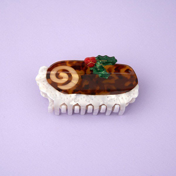 <img class='new_mark_img1' src='https://img.shop-pro.jp/img/new/icons8.gif' style='border:none;display:inline;margin:0px;padding:0px;width:auto;' />coucousuzette奼åȡChristmas Log Cake Hair Clawإå