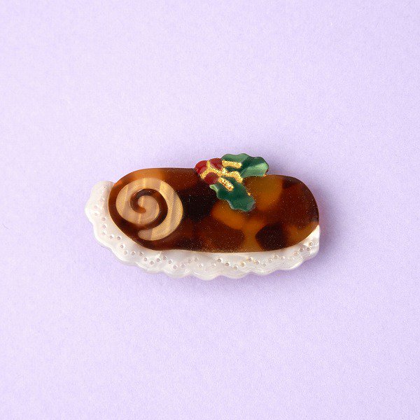 <img class='new_mark_img1' src='https://img.shop-pro.jp/img/new/icons8.gif' style='border:none;display:inline;margin:0px;padding:0px;width:auto;' />coucousuzette奼åȡChristmas Log Cake Hair Clipإå