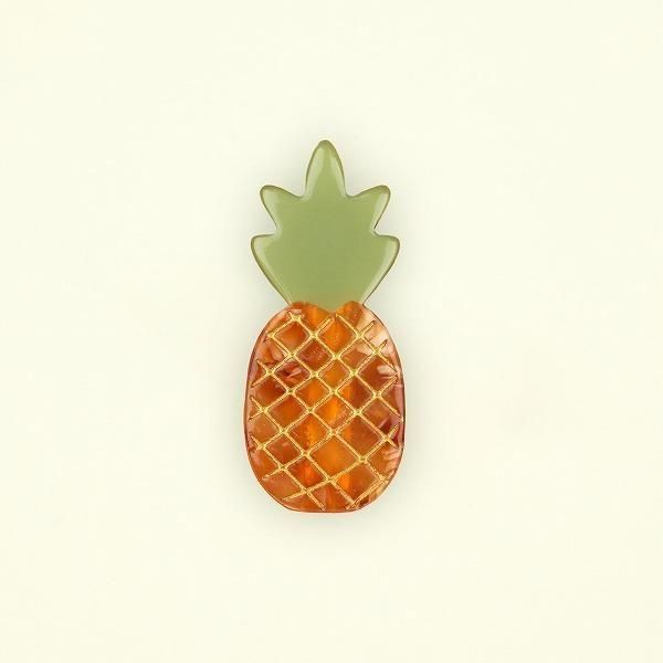 <img class='new_mark_img1' src='https://img.shop-pro.jp/img/new/icons8.gif' style='border:none;display:inline;margin:0px;padding:0px;width:auto;' />coucousuzette　ククシュゼット　Pineapple Hair Clip　ヘアクリップ
