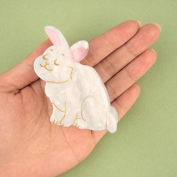 coucousuzette ククシュゼット Rabbit Hair Claw ヘアクリップ