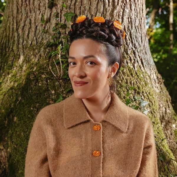 coucousuzette ククシュゼット Pumpkin Mini Hair Claw ヘア