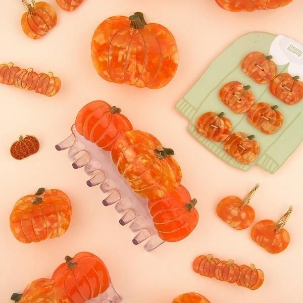 coucousuzette ククシュゼット Pumpkin Mini Hair Claw ヘア