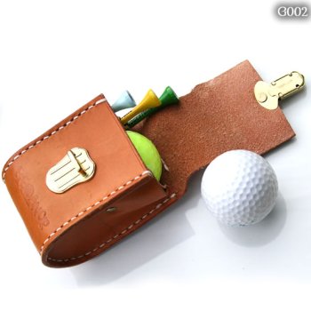 ゴルフボールケース 縦型 Golfball Case エレノア Eleanor Leather レザークラフト 革製品 手縫い 大阪枚方
