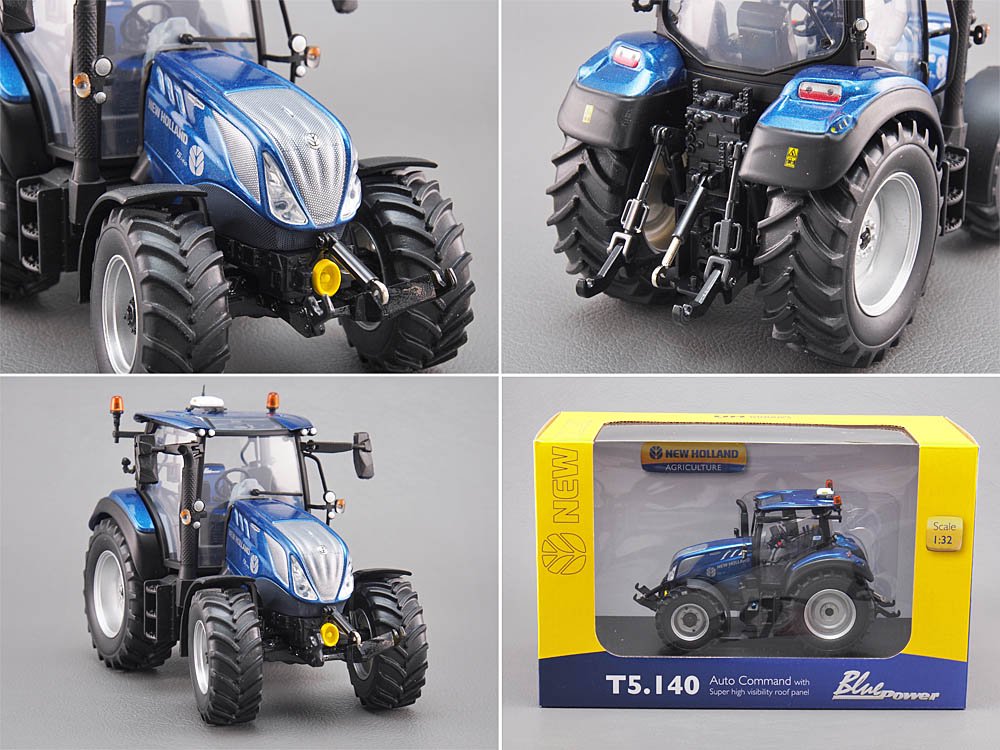 U_H 1/32 New Holland T5.140 Blue Power Low Roof - ブンブンガレーヂ