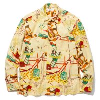 <img class='new_mark_img1' src='https://img.shop-pro.jp/img/new/icons49.gif' style='border:none;display:inline;margin:0px;padding:0px;width:auto;' />RADIALL - COSMIC GIPSY OPEN COLLARED SHIRT L/S