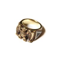 <img class='new_mark_img1' src='https://img.shop-pro.jp/img/new/icons49.gif' style='border:none;display:inline;margin:0px;padding:0px;width:auto;' />CALEE - Eagle pinkie ring Brass