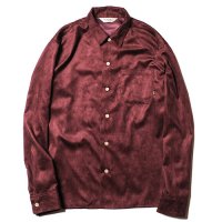 <img class='new_mark_img1' src='https://img.shop-pro.jp/img/new/icons49.gif' style='border:none;display:inline;margin:0px;padding:0px;width:auto;' />CALEE - Fake suede embroidery L/S shirt