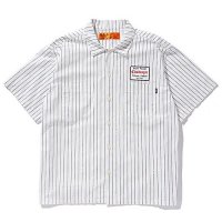 <img class='new_mark_img1' src='https://img.shop-pro.jp/img/new/icons49.gif' style='border:none;display:inline;margin:0px;padding:0px;width:auto;' />CHALLENGER - S/S OROGINAL STRIPE WORK SHIRT
