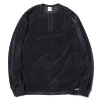 <img class='new_mark_img1' src='https://img.shop-pro.jp/img/new/icons49.gif' style='border:none;display:inline;margin:0px;padding:0px;width:auto;' />CALEE - Velour L/S henley neck t-shirt