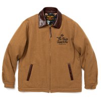 <img class='new_mark_img1' src='https://img.shop-pro.jp/img/new/icons49.gif' style='border:none;display:inline;margin:0px;padding:0px;width:auto;' />CALEE - Embroidery leather collar wool sports type jacket