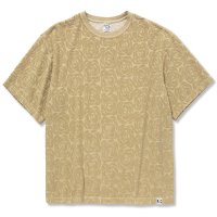 <img class='new_mark_img1' src='https://img.shop-pro.jp/img/new/icons49.gif' style='border:none;display:inline;margin:0px;padding:0px;width:auto;' />CALEE - Rose pattern pile jacquard over silhouette t-shirt