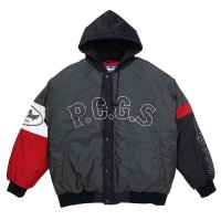 <img class='new_mark_img1' src='https://img.shop-pro.jp/img/new/icons49.gif' style='border:none;display:inline;margin:0px;padding:0px;width:auto;' />PORKCHOP - HOODED STADIUM JKT