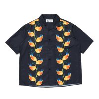 <img class='new_mark_img1' src='https://img.shop-pro.jp/img/new/icons49.gif' style='border:none;display:inline;margin:0px;padding:0px;width:auto;' />CHALLENGER - S/S FLAME LEAF SHIRT