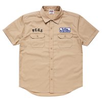 <img class='new_mark_img1' src='https://img.shop-pro.jp/img/new/icons49.gif' style='border:none;display:inline;margin:0px;padding:0px;width:auto;' />PORKCHOP - ROUNDED WAPPEN WORK SHIRT
