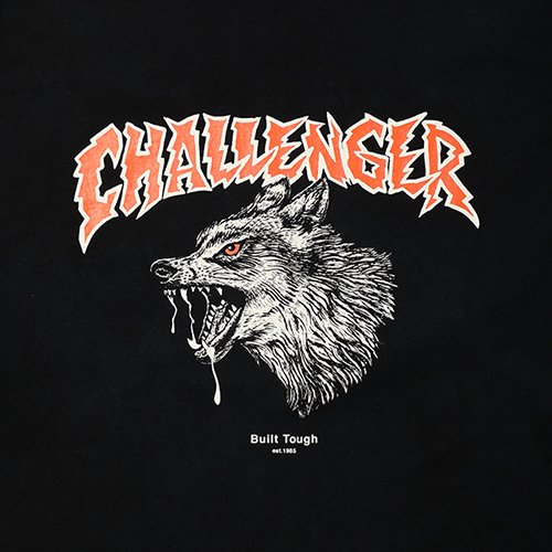 CHALLENGER - L/S TIE DYE ZOMBIE WOLF TEE - CHALLENGER,CALEE