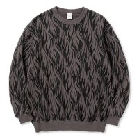 <img class='new_mark_img1' src='https://img.shop-pro.jp/img/new/icons5.gif' style='border:none;display:inline;margin:0px;padding:0px;width:auto;' />CALEE - Feather Pattern Crew Neck SW