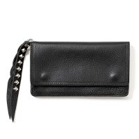 <img class='new_mark_img1' src='https://img.shop-pro.jp/img/new/icons5.gif' style='border:none;display:inline;margin:0px;padding:0px;width:auto;' />CALEE - Plane Leather Long Wallet＜STUDS CHARM＞